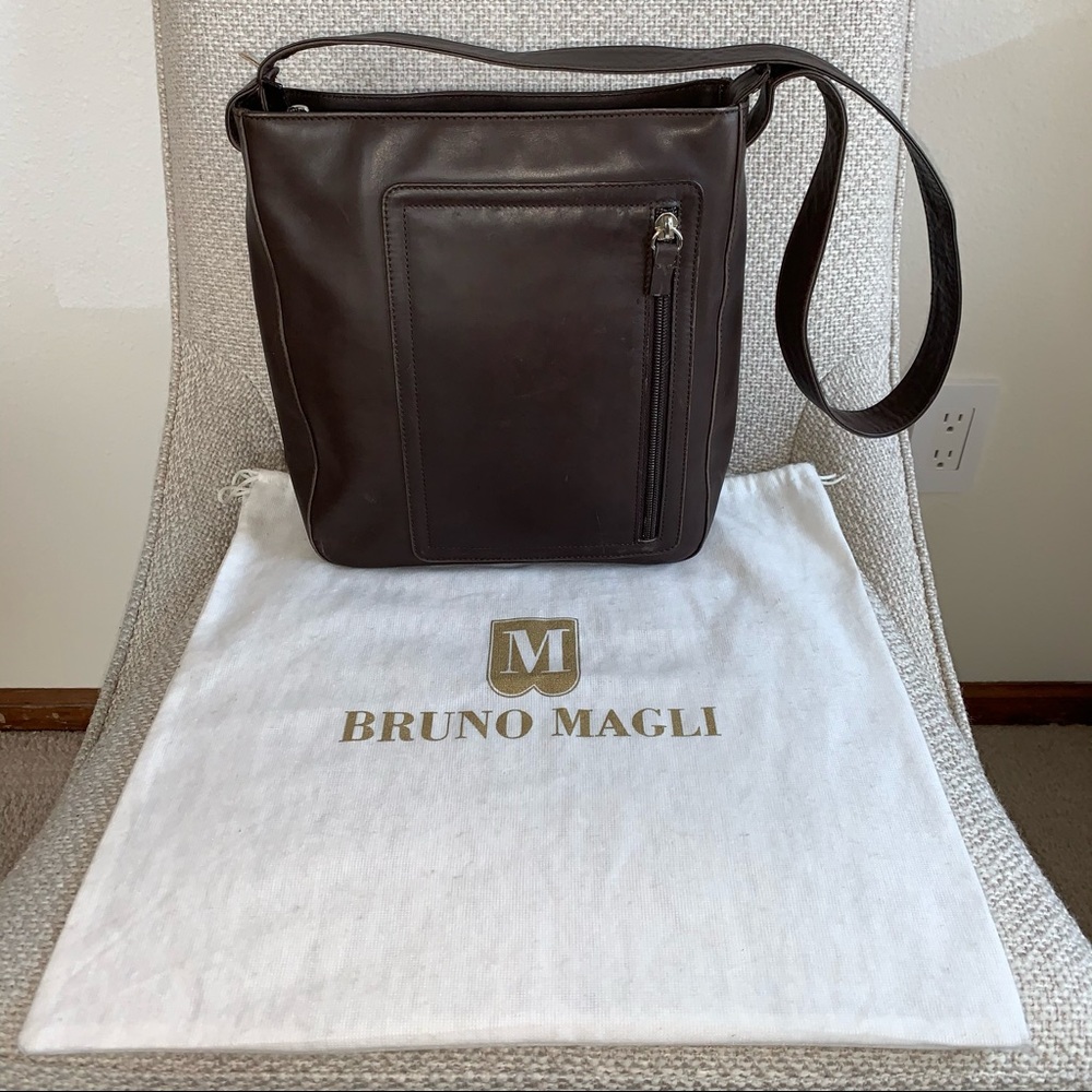 Bruno Magli leather shoulder bag